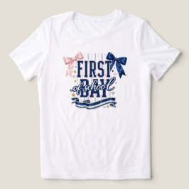 Coquette Bow Första Skoldagen Preppy Kvinnor T Shirt