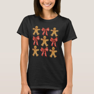 Coquette Bow Gingertea Funny God jul Xma T Shirt