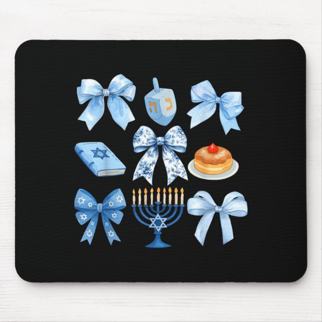 Coquette Bow Hanukkah Chanukah Pajama Latke Jewish Musmatta (Framsidan)
