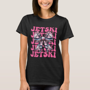 Coquette Bow Jet Ski Jet Skiing Girl Mamma Mamma M T Shirt