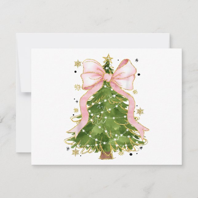 Coquette Bow Julgran Helgdag Girly Outfit W (Framsida)