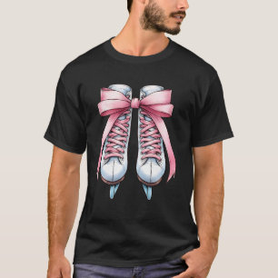 Coquette Bow Konståknings Mamma Konståkare Mors Da T Shirt