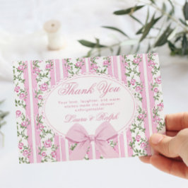 Coquette Bow Love Shack Baby Shower Tack Kort