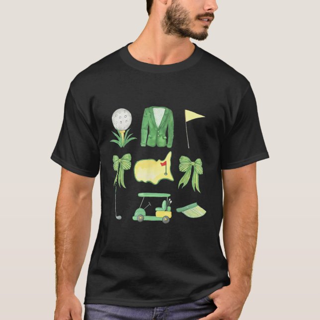 Coquette Bow Masters Golf Tournament Graphic for W T Shirt (Framsida)