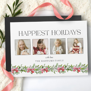 Coquette Bow Mistletoe Happiest Helgdagar 4 Foto