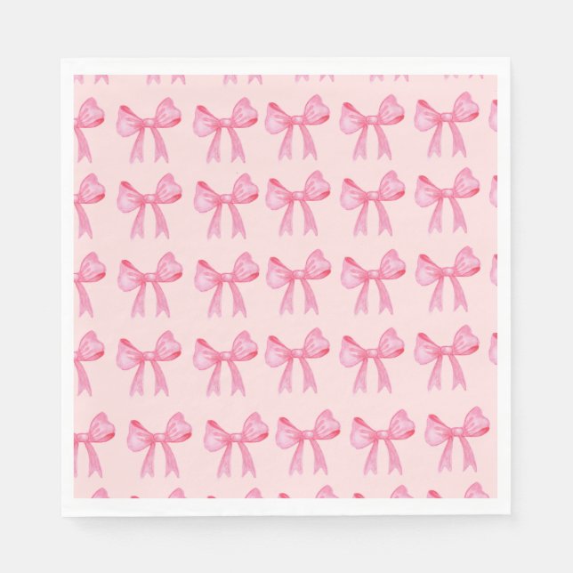 Coquette Bow Napkins Pappersservett (Framsidan)