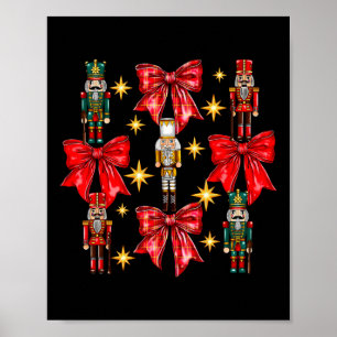 Coquette Bow Nötknäckare Jul Glad jul Familj Poster
