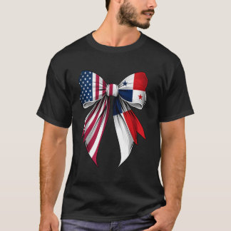 Coquette Bow Panama Rötter Heritage Panamaner Stol T Shirt