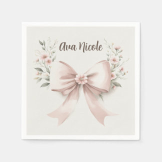 Coquette Bow Pappersservett