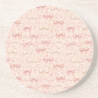 Coquette Bow Pattern Underlägg