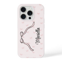 Coquette Bow Personlig Telefon Rosa