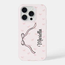 Coquette Bow Personlig Telefon Rosa