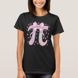 Coquette Bow Pi Math Lovers Men Women Girls Youth T Shirt