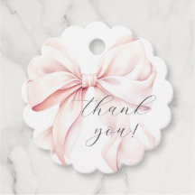 Coquette Bow Rosa Baby Shower