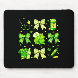 Coquette Bow Tie Nurse Funny For Girl Women St Pat Musmatta