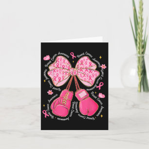 Coquette Boxing-handskar Rosa Ribbon Breast Cancer Kort