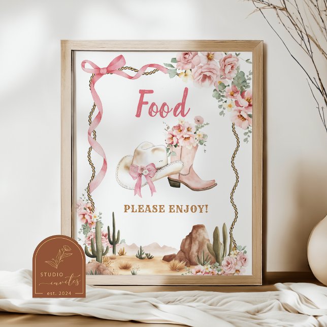 Coquette Brunch och stövlar matposter skylt (Skapare uppladdad)