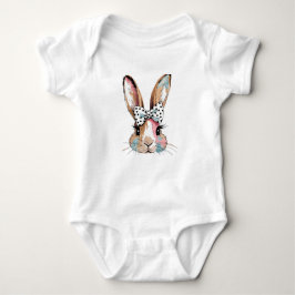 Coquette Bunny Bow Påsk Bodysuits & Ettdeliga klän T Shirt