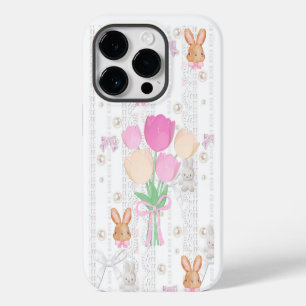 Coquette Bunny Telefonfodral – Vit & Blommig