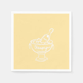 Coquette Champagne Pappersservett