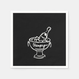 Coquette Champagne Pappersservett