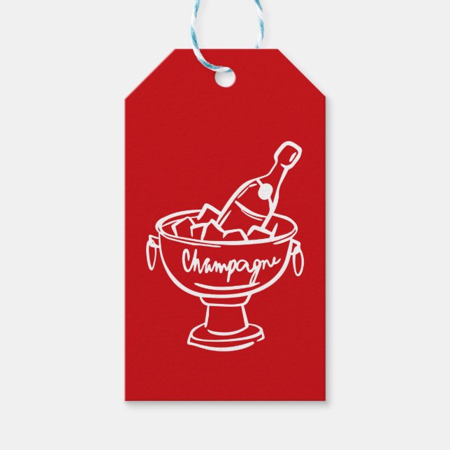 Coquette Champagne Presentetikett (Framsidan)