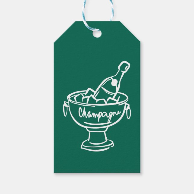 Coquette Champagne Presentetikett (Framsidan)