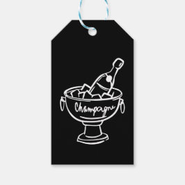 Coquette Champagne Presentetikett