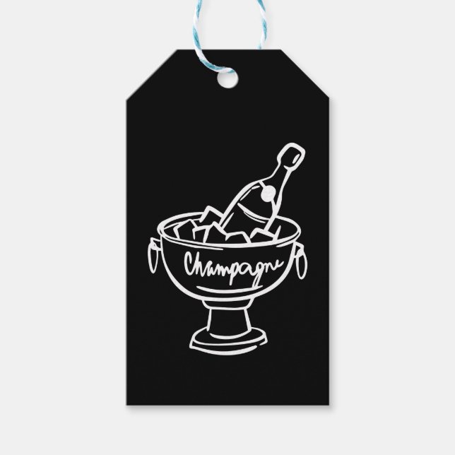 Coquette Champagne Presentetikett (Framsidan)