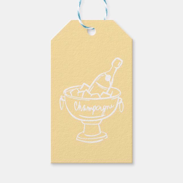 Coquette Champagne Presentetikett (Framsidan)