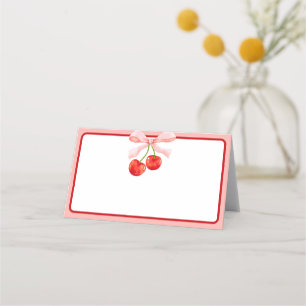 Coquette Cherry Blank Food Label eller Placeringskort