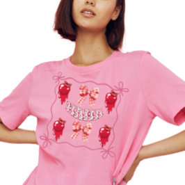 Coquette Cherry Mamma Mors dag Gift T Shirt