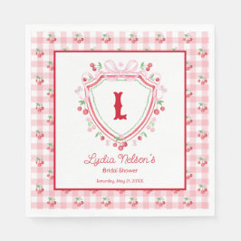 Coquette Cherry Monogam Möhippa Pappersservett