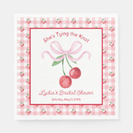 Coquette Cherry Monogam Möhippa Pappersservett