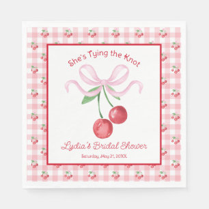 Coquette Cherry Monogam Möhippa Pappersservett