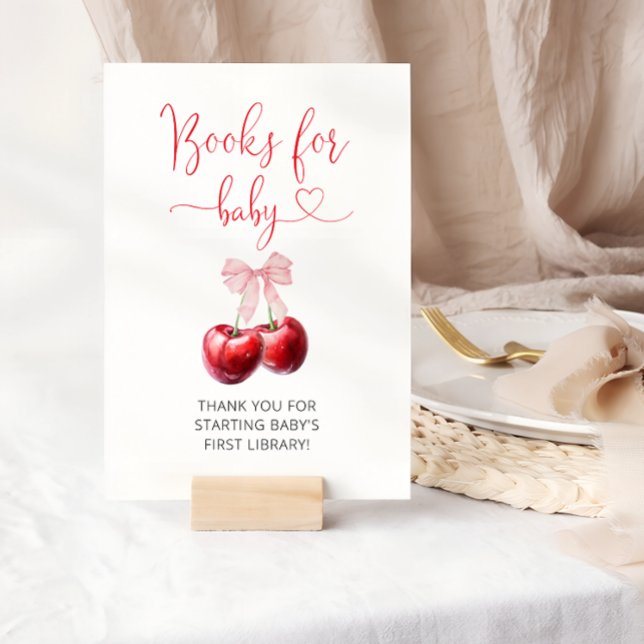 Coquette Cherry on Top Bokar för Baby Poster (Skapare uppladdad)