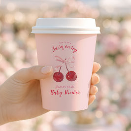 Coquette Cherry på Top Baby Shower