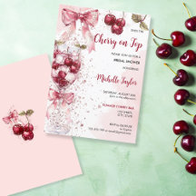 Coquette Cherry på Top Bow Cocktail-Möhippan