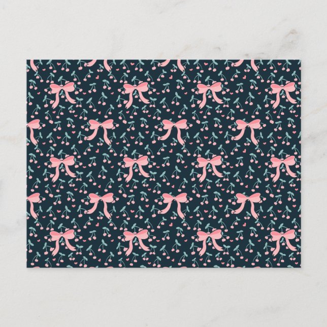 Coquette Cherry Vykort (Framsida)