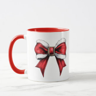 Coquette Christmas Bow Mug Mugg