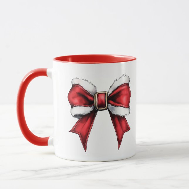 Coquette Christmas Bow Mug Mugg (Vänster)