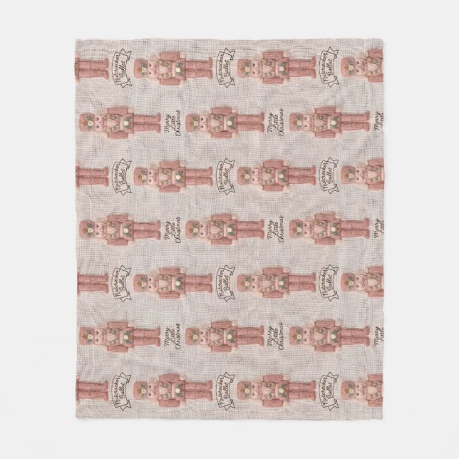 Coquette Christmas Nutcracker Latch Hook Yarn  Fleecefilt (Framsidan)