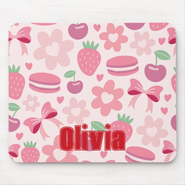 Coquette Computer/Gaming Mouse Pad för Mamma Musmatta (Framsidan)