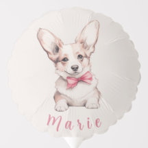 Coquette Corgi Costumizable Namn