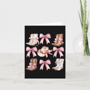 Coquette Cowgirl Boots with Rosa Bows Aesthetic Y2 Kort