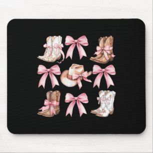 Coquette Cowgirl Boots with Rosa Bows Aesthetic Y2 Musmatta