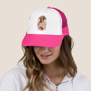 Coquette Cowgirl Westernare Mode Porträtt Keps