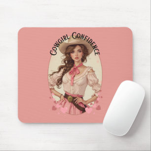Coquette Cowgirl Westernare Mode Porträtt Musmatta