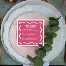 Coquette Curvy Ribbon Retro Bröllop Pappersservett