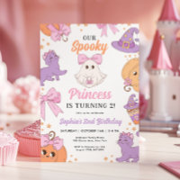 Coquette Cute Halloween 2:a födelsedagsinbjudan